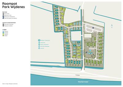 Parkplan Roompot Park Wijdenes