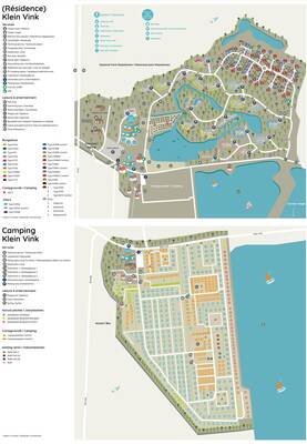 Parkplan Roompot Résidence Klein Vink