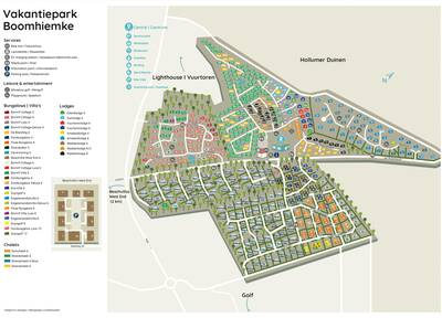 Parkplan Roompot Vakantiepark Boomhiemke