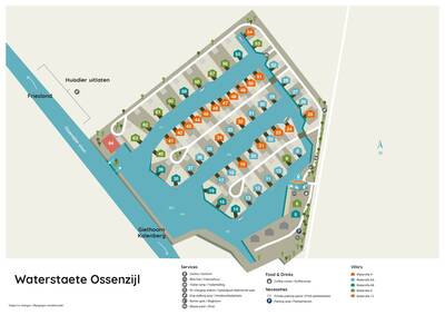 Parkplan Roompot Waterstaete Ossenzijl