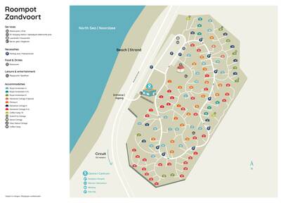 Parkplan Roompot Zandvoort