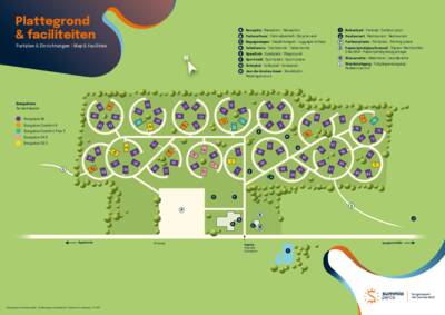 Parkplan Summio Bungalowpark Het Drentse Wold