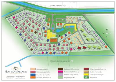 Parkplan Villapark Hof van Salland