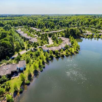 Luftaufnahme des Center Parcs Het Heijderbos