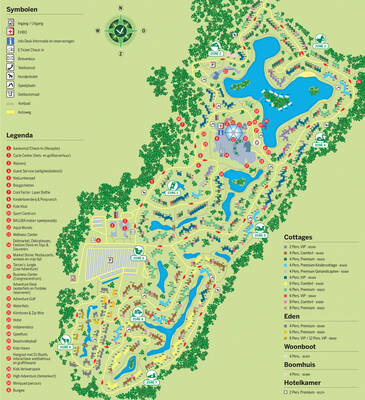 Parkplan centerparcs Bispinger Heide