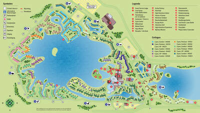 Parkplan centerparcs De Huttenheugte