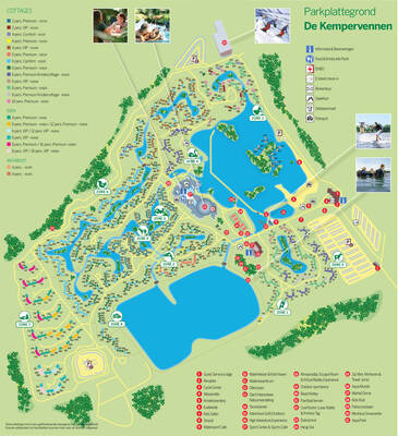 Parkplan centerparcs De Kempervennen