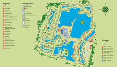 Parkplan centerparcs De Vossemeren