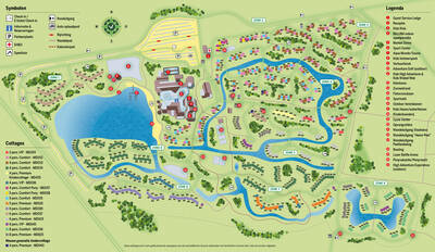 Parkplan centerparcs Het Meerdal