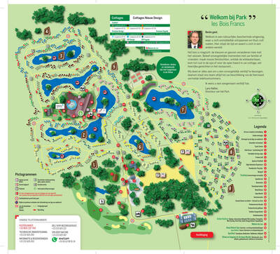 Parkplan centerparcs Les Bois-Francs