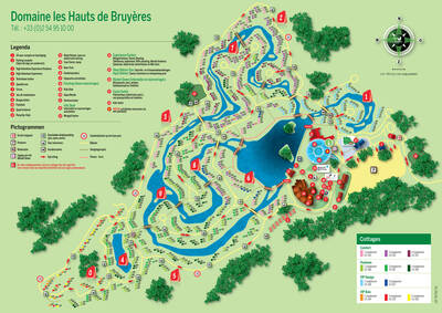 Parkplan centerparcs Les Hauts de Bruyères