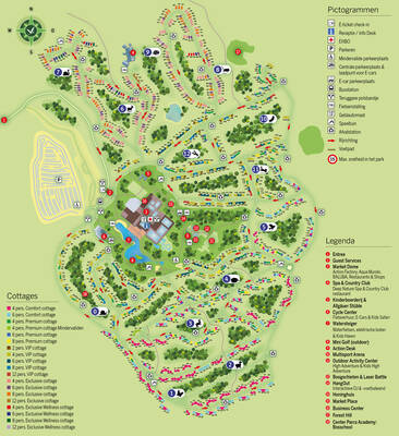 Parkplan centerparcs Park Allgäu