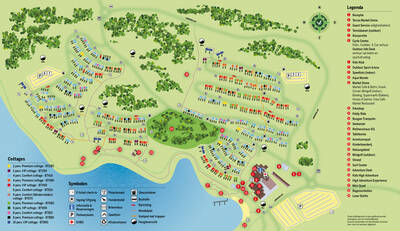 Parkplan centerparcs Park Bostalsee