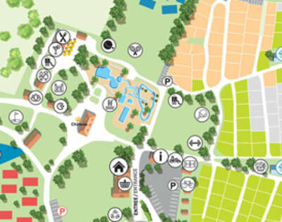 Parkplan Chateau des Marais