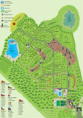 Plattegrond de Berenkuil in Grolloo