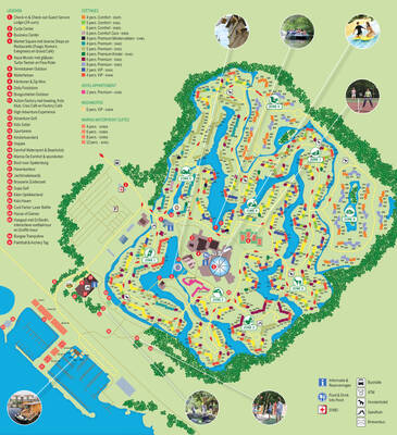 Parkplan Centerparcs de Eemhof