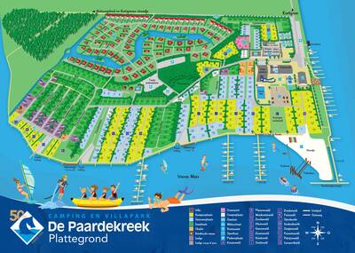 Parkplan De Paardekreek