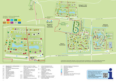 Parkplan Duinpark ’t Hof van Haamstede