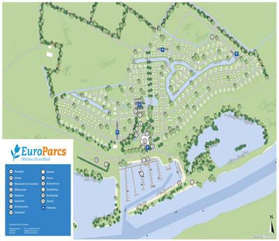 Parkplan EuroParcs Marina Strandbad
