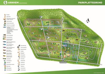 Parkplan Oostappen vakantiepark Arnhem