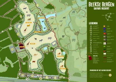 Parkplan Safari Resort Beekse Bergen