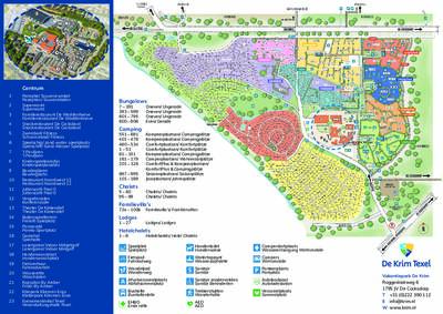 Parkplan vakantiepark de Krim