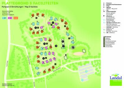 Plattegrond vakantiepark Gooise Heide