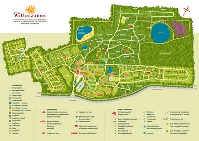 Parkplan vakantiepark Witterzomer