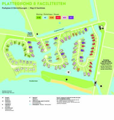 Parkplan Waterpark Sneekermeer