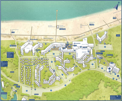 Plattegrond Weissenhäuser Strand