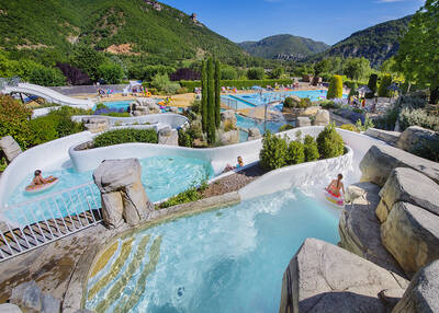 Foto des Wasserspielparadieses im Ferienpark RCN Val de Cantobre