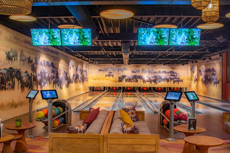 In Karibu Town im Safari Resort finden Sie die Pamoja Lounge, wo Sie Bowling genießen können