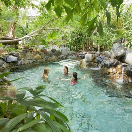 Lagunenbecken neben dem Wellenbad im Aqua Mundo im Center Parcs Erperheide