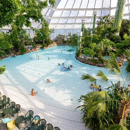 Das Aqua Mundo-Schwimmbad im Center Parcs het Heijderbos