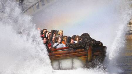 Die Achterbahn Flying Dutchman im Efteling