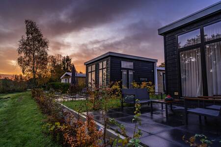 Ferienhäuser "River Cabin" mit Whirlpool im Ferienpark Mölke