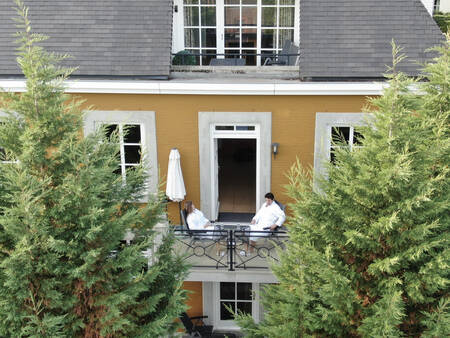 Balkon einer Wohnung im Ferienpark Landal Kasteeldomein De Cauberg