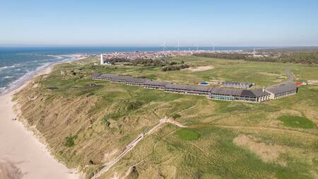 Luftbild von Landal Strandappartementen Fyrklit