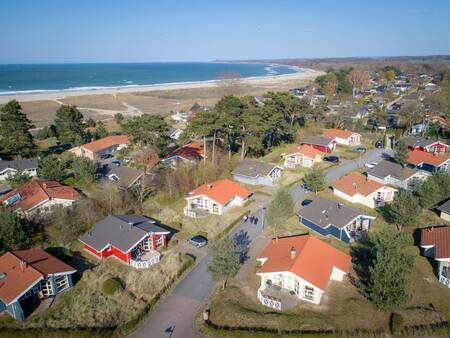 Luftaufnahme des Ferienparks Landal Travemünde an der Ostsee