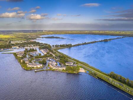 Luftaufnahme des Ferienparks Landal Waterresort Blocksyl