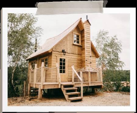 Wunderschönes Ferienhaus aus Holz im Ferienpark Warredal Recreational Domain