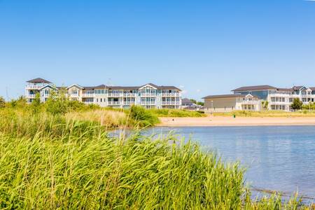 Hotelanlagen auf dem Wasser im Ferienpark Roompot Cape Helius