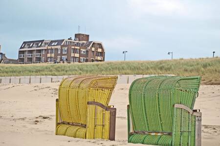 Foto von Roompot De Graaf van Egmont vom Nordseestrand