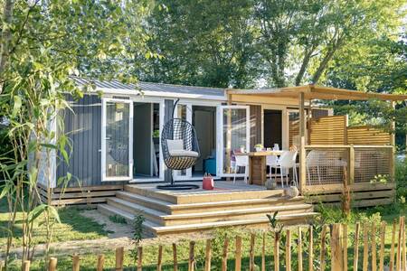 Chalet mit Veranda im Ferienpark Roompot Deux Fontaines