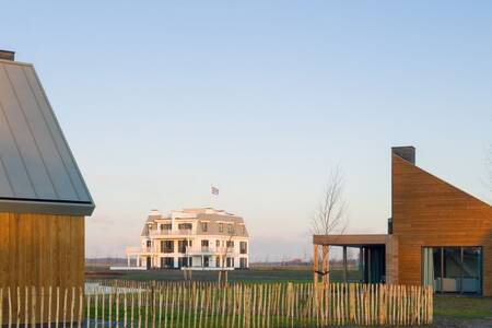 Ferienhäuser und Apartmentgebäude im Ferienpark Roompot Domein het Camperveer