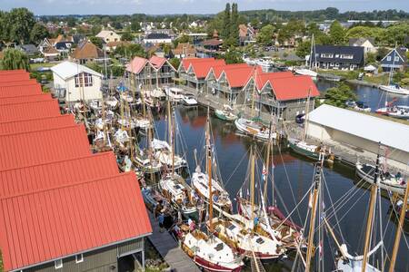 Ferienhäuser am Jachthafen des Ferienparks Roompot Havenresort Terherne