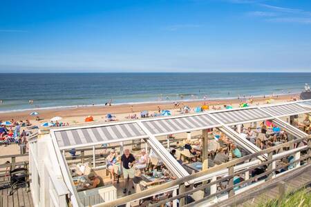 Der Nordseestrand in der Nähe des Ferienparks Roompot Hof Domburg