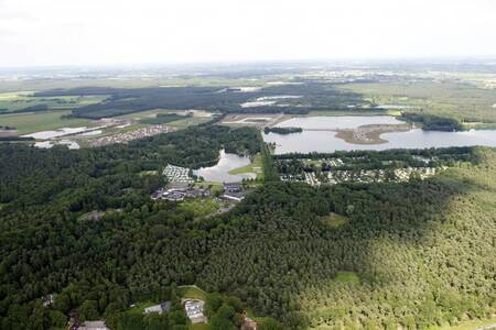 Luftaufnahme des Ferienparks Roompot Klein Vink