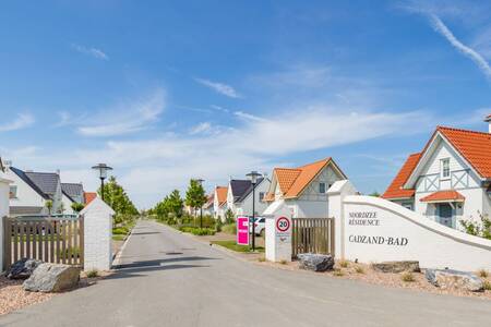 Eingang des Ferienparks Roompot Noordzee Résidence Cadzand-Bad