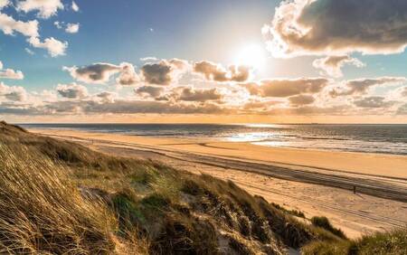 Der Nordseestrand in der Nähe der Résidence Terschelling